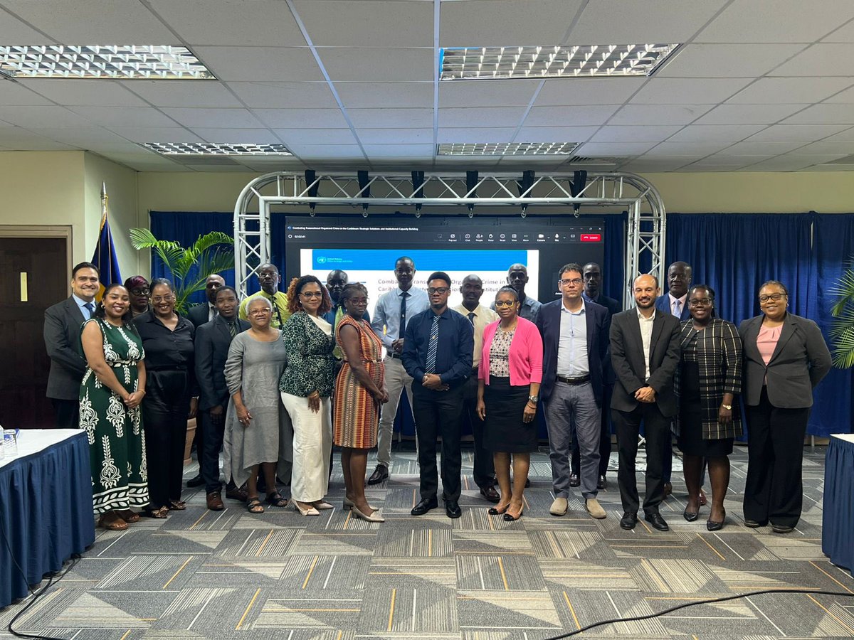 🌎 <a href="/CRIMJUST_UNODC/">CRIMJUST</a> &amp; the Office of the Attorney General of Barbados organized an expert meeting to strengthen the fight against transnational organized crime in the Caribbean. Two days of strategy, capacity &amp; partnership! 🙏 <a href="/IllicitRoutes/">The Flow</a> <a href="/UNODC_ROPAN/">UNODC ROPAN</a> <a href="/AIRCOP_UNODC/">AIRCOP UNODC</a>