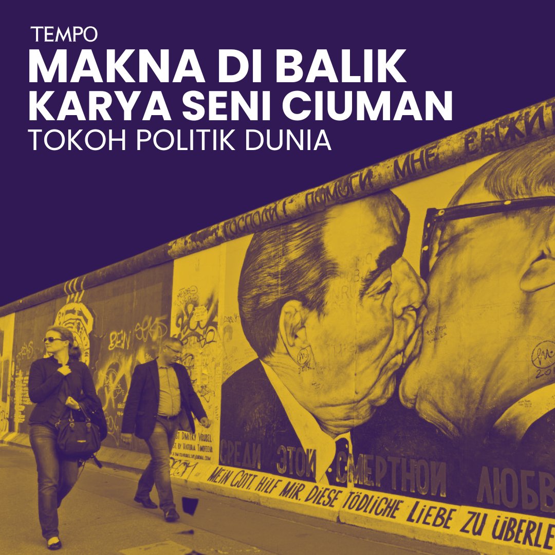 Ciuman bisa jadi kritik politik? 😳

Mahasiswa ITB ditahan gara-gara meme Prabowo-Jokowi. Padahal, satire politik udah jadi budaya ribuan tahun, dari Trump-Putin sampai Brezhnev-Honecker.

Apa makna di balik karya satire semacam ini?

#TempoThread