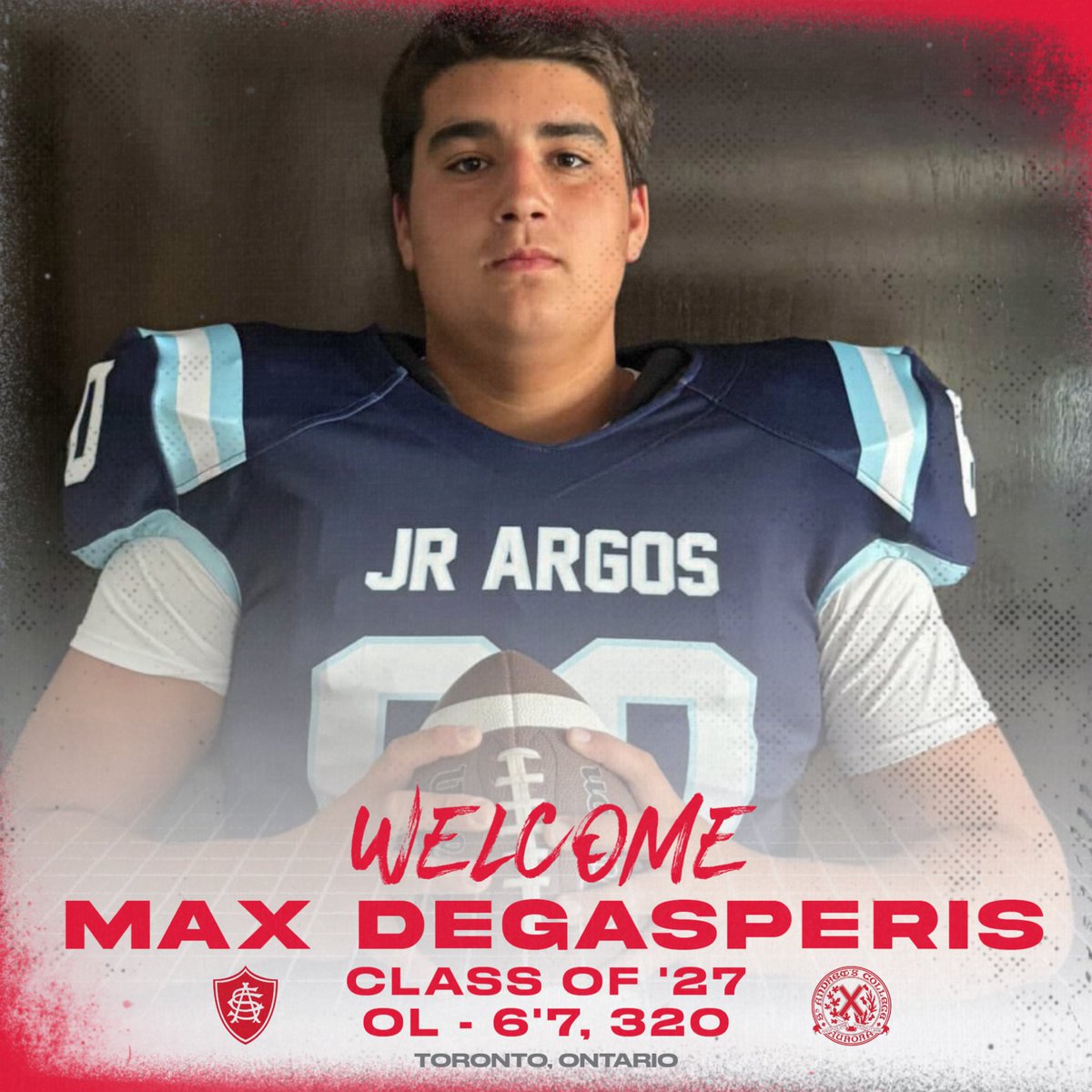 We are excited to welcome 6’7, 320 lbs OL Max DeGasperis to the SAC Football Family!  Let’s work! #TEAM126 
#bilaidir