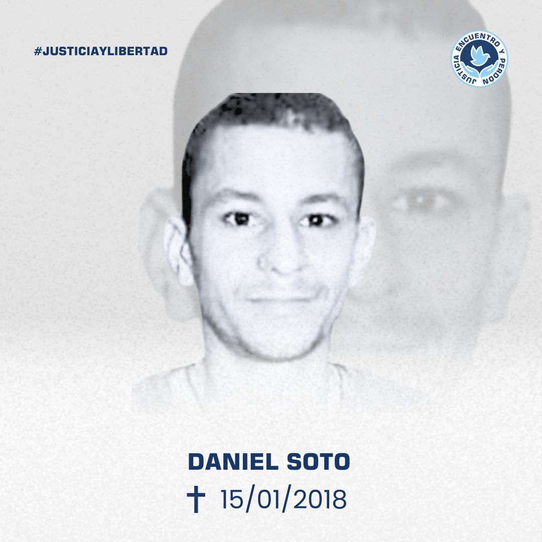 Daniel Enrique Soto, de 30 años de edad, fue asesinado el 15 de enero de 2017, víctima de una comisión mixta de cuerpos de seguridad del Estado. #JusticiaYLibertad