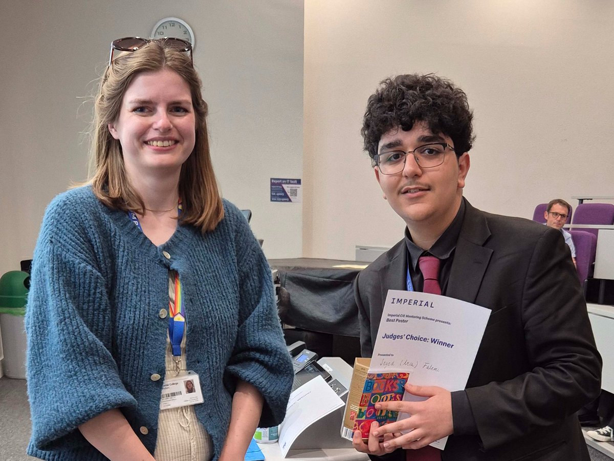 The CIE (Confronting Inequality in Education) Mentoring Programme has completed its most successful year yet, supporting 69 Year 12 students.

Congratulations to all our prize winners at this year's showcase event!

Read more: imperial.ac.uk/news/264013/me…
