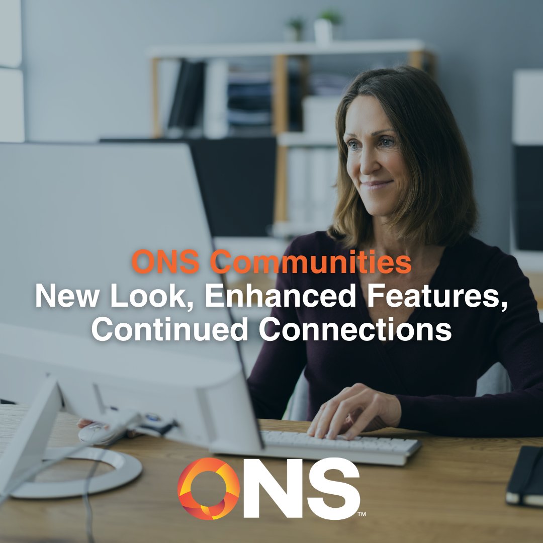 Important discussions are happening every day among oncology nurses in the ONS Communities. Log in to your member account today to experience the new enhanced design and to contribute to the conversations. bit.ly/43qzdDS