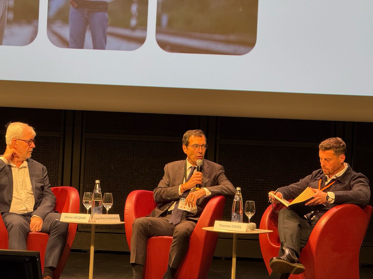 🚨Conférence #CFDT financement des infrastructures 

2ème table ronde : intervention de JP Farandou 
📹 : youtube.com/live/Mu0WXs2iT…