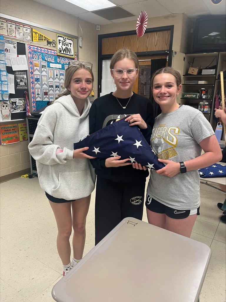 Proud to Learn, Proud to Honor!

Students in Miss Hoffman's Civics &amp; American Government class learned the importance of flag etiquette and how to properly fold the American flag.  It was hands-on lesson in respect, tradition, and patriotism!