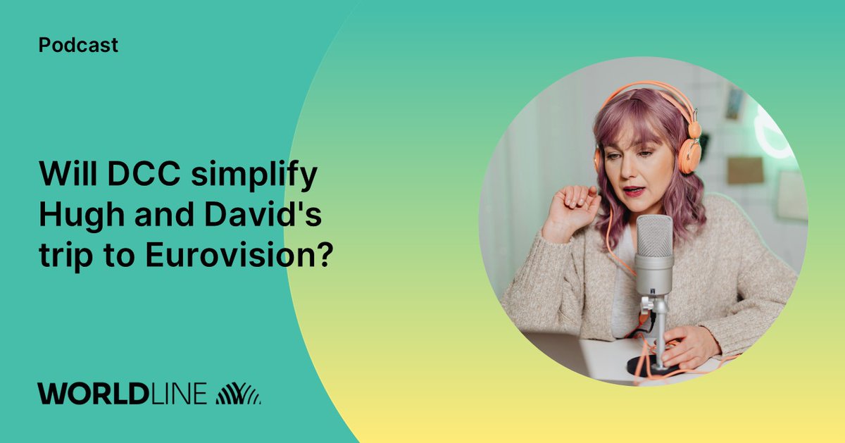 🎧 New episode of #NavigatingDigitalPayments is out! 

Ready to elevate your #travel experience? Join Hugh McCarthy from #Worldline as we unpack how #DynamicCurrencyConversion (DCC) can simplify your payments at events like #Eurovision! 

Listen here: bit.ly/3S733ab