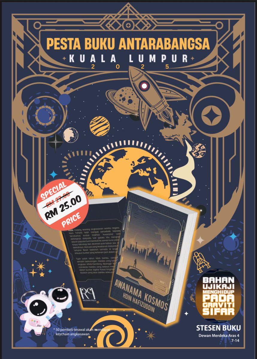 Reruai Stesen Buku kali ini mengangkat tema buku, seni &amp; alam.

Jom 'healing' di reruai Stesen Buku sepanjang PBAKL 2025 ini.

Nombor reruai : 7-14
Dewan Merdeka,
Pusat Dagangan Dunia Kuala Lumpur (WTCKL)

#PBAKL2025 #KLIBF2025 #PBAKL25 #StesenBuku #RoadtoPBAKL #RoadtoPBAKL2025