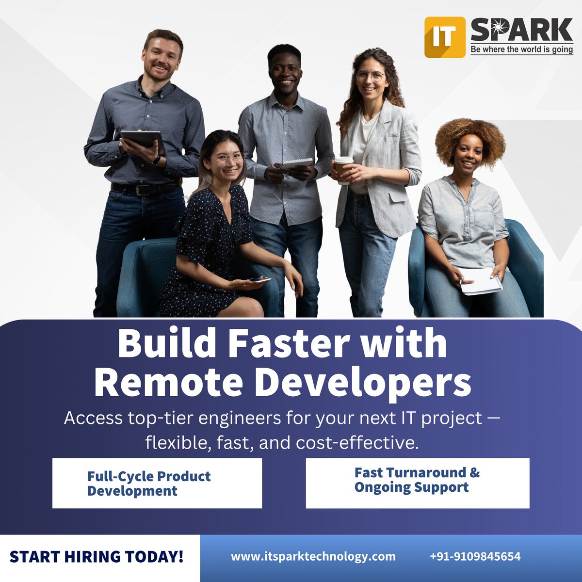 Chitransh102150's tweet image. Boost your IT projects with top-tier remote developers from ITSpark — fast, flexible, and reliable.
Start hiring today for full-cycle development and expert support! #remotedeveloper