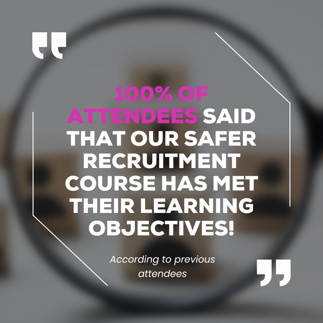 We're excited to announce the next season of our highly acclaimed Accredited Safer Recruitment training courses have just been announced! Make sure you don't miss out and secure your place now! 

Check out our website for full details and dates:

buff.ly/kTRuHnu