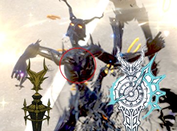 Unrealitydoor's tweet photo. Tiens, on n'a pas de trou en forme de cœur? S'agit-il du lion à cornes, de la chimère qui se retrouve sur la Keyblade du jeune Xehanort dans Dream Drop Distance ? Est-ce que je surinterprète, ou y a-t-il vraiment un lien ? Vous noterez que sur la Keyblade du jeune Xehanort, ce n'est pas un bouc, mais un lion chimerique. Cela représente-t-il autre chose ? #kingdomhearts #KingdomHearts4