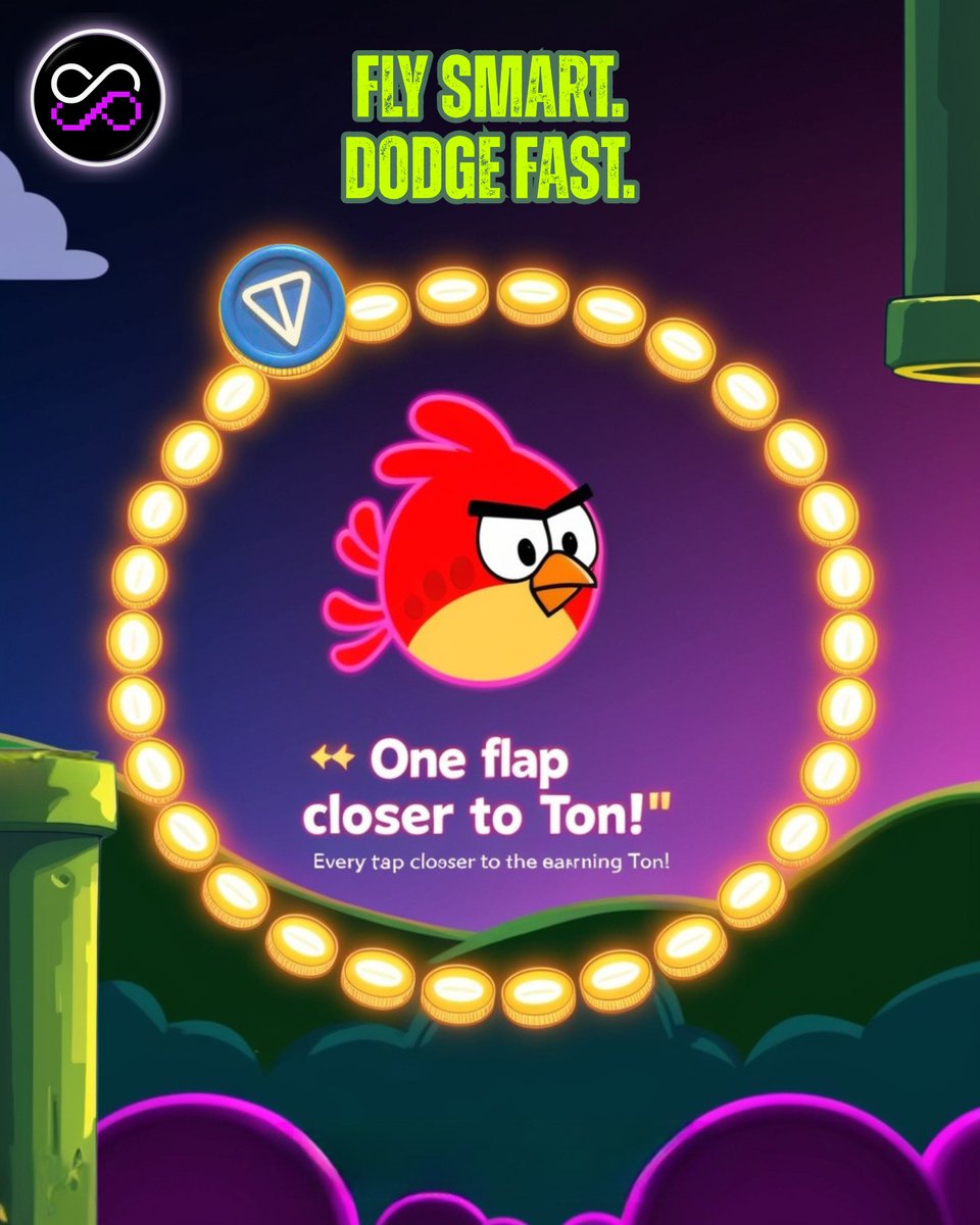 StringArc8's tweet image. Flap Your Way to TON! 🚀🪙
Every tap takes you closer to TON rewards!
Fly through glowing rings, dodge danger, and rise to the top.
🚀 Play now:
🐦Modern: t.me/stringarc8mode…
👻 Retro: t.me/Stringarc8Retr…

Ready to flap for fortune?
#FlappyForTON #PlayAndEarn #StringArc8
