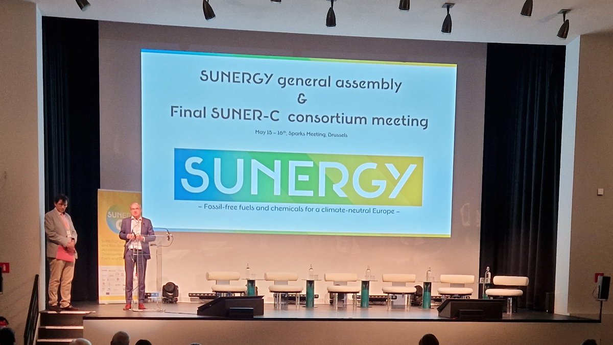 🌞 Today we kick off the #SUNERC Final Conference in Brussels!

💬 Two days for the last discussions, insights and collaborative reflections on the future of #SolarFuels &amp; #SolarChemicals.

Follow along! 👇 #SUNERGY #CleanEnergy #HorizonEurope #EUfunded