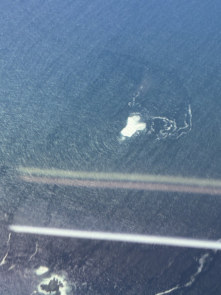 Few icebergs pics climbing from Gander to Goose Bay