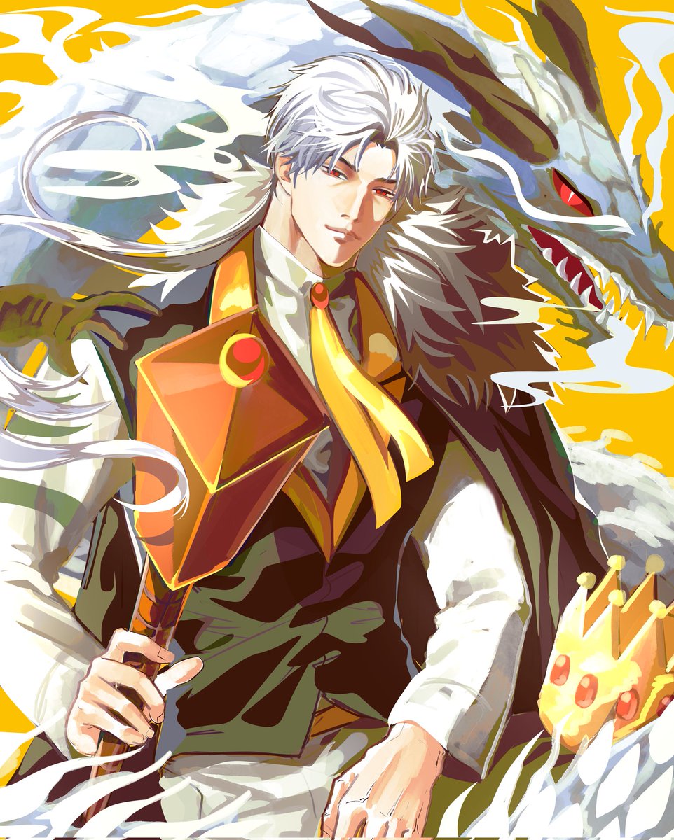 daldalezz's tweet image. Sylus white dragon #Sylus #LoveandDeepspace #sylusloveanddeepspace #SylusFanart