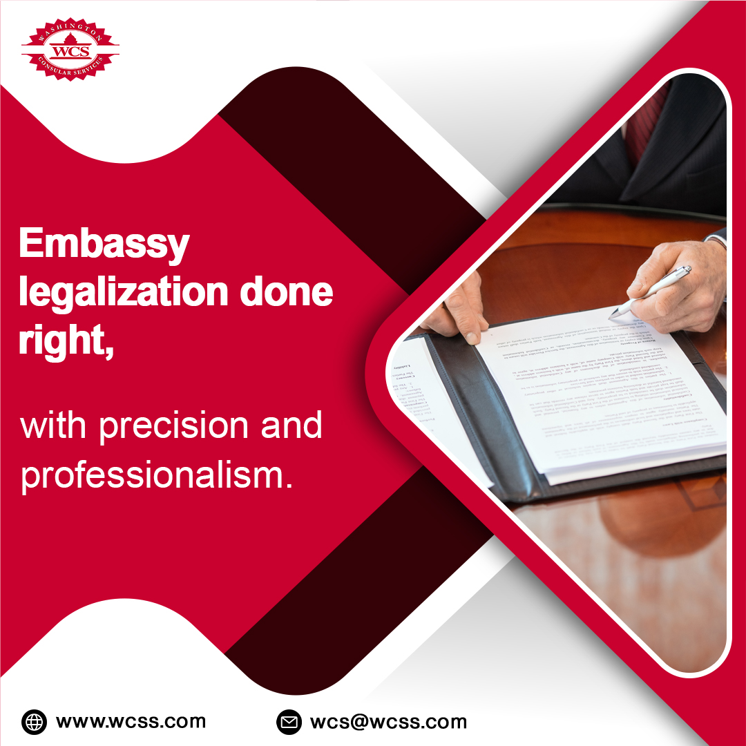 WcsExpress's tweet image. WCS delivers embassy legalizations with the professionalism your documents deserve, ensuring smooth international recognition and no back-and-forth.
#EmbassyLegalization #DocumentAccuracy #CertifiedDocuments #InternationalApproval #LegalizationExperts #GlobalCompliance