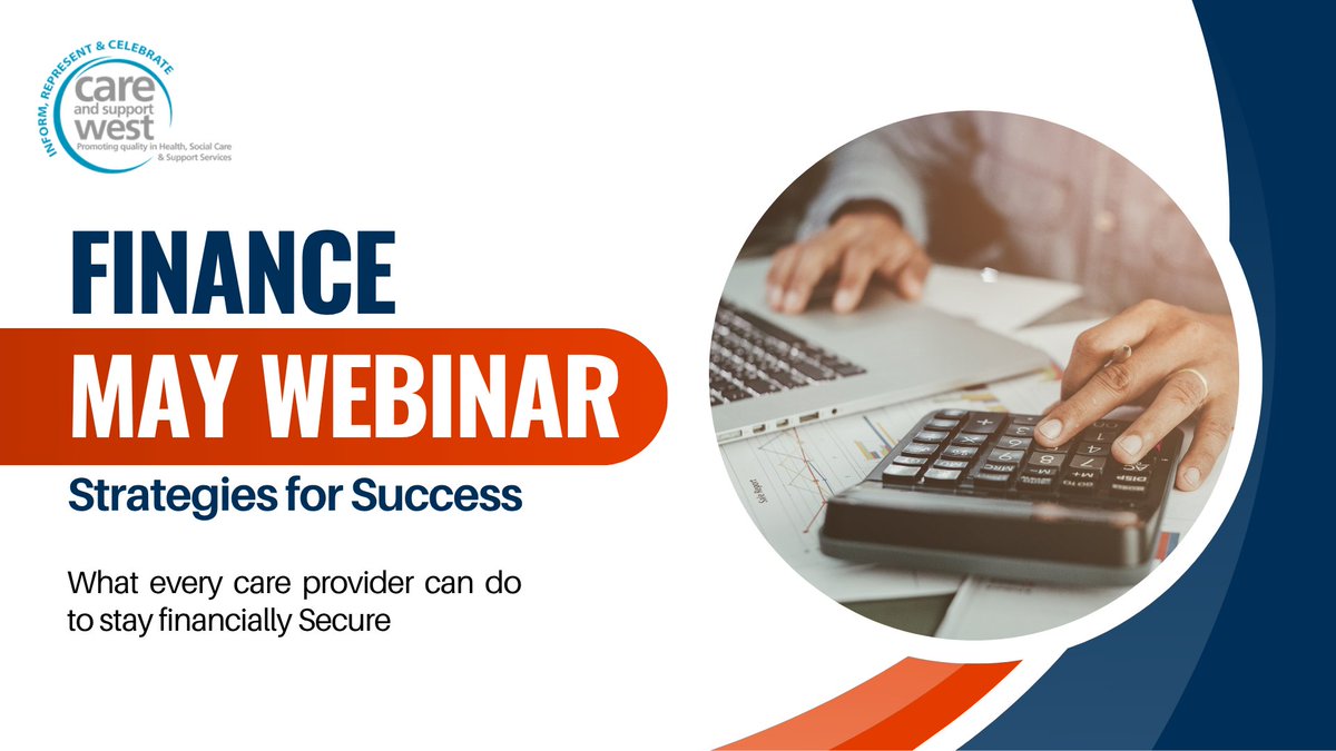 Running a care service comes with many challenges — financial uncertainty shouldn’t be one of them. Join us for a free, practical webinar designed to help care providers strengthen their financial resilience and plan for sustainability. care-and-support-west.circle.so/c/events/webin…