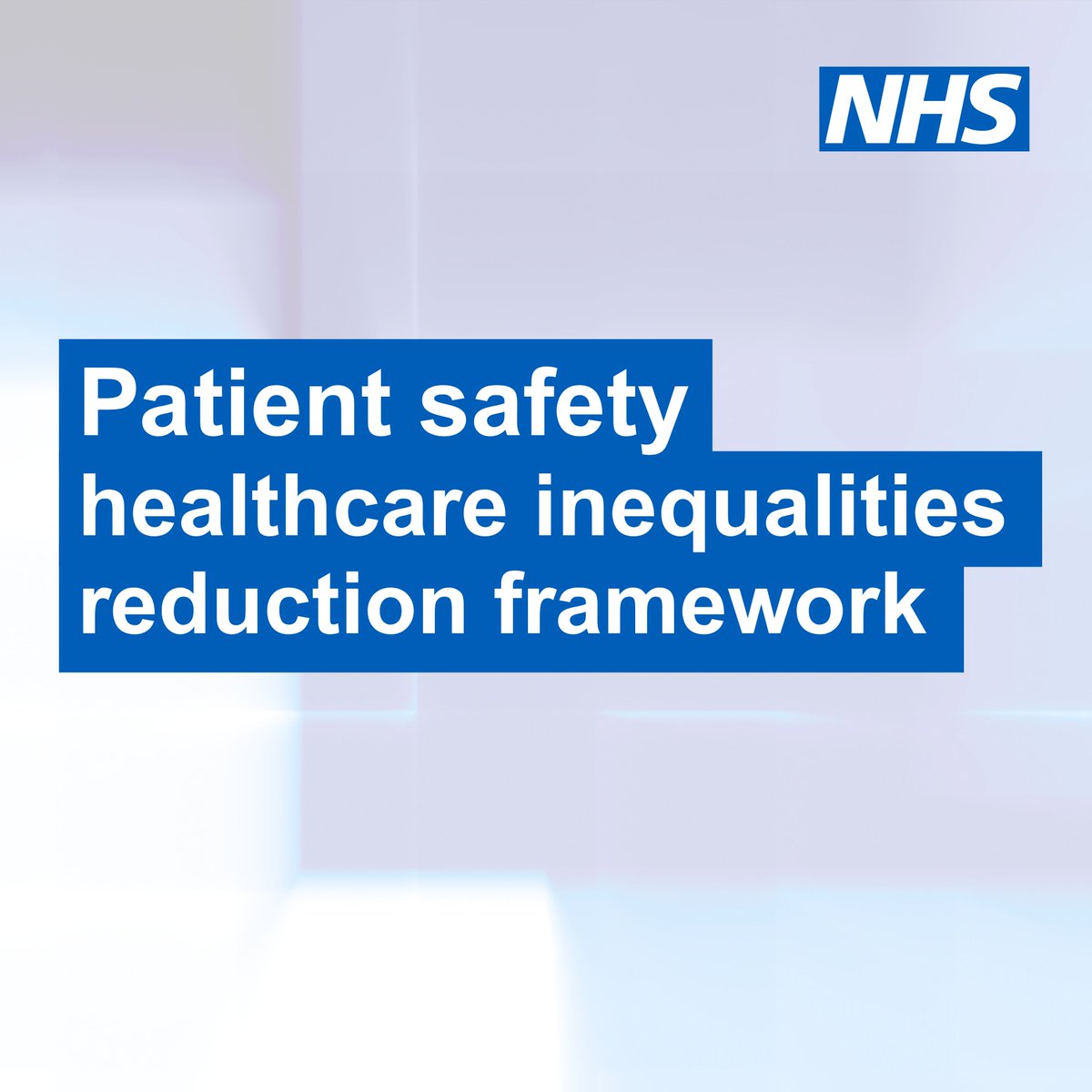 NHS Patient Safety (@ptsafetynhs) on Twitter photo New from <a href="/NHSEngland/">NHS England</a>, a framework to tackle patient safety healthcare inequalities through 5 key principles: england.nhs.uk/patient-safety… New from <a href="/NHSEngland/">NHS England</a>, a framework to tackle patient safety healthcare inequalities through 5 key principles: england.nhs.uk/patient-safety…