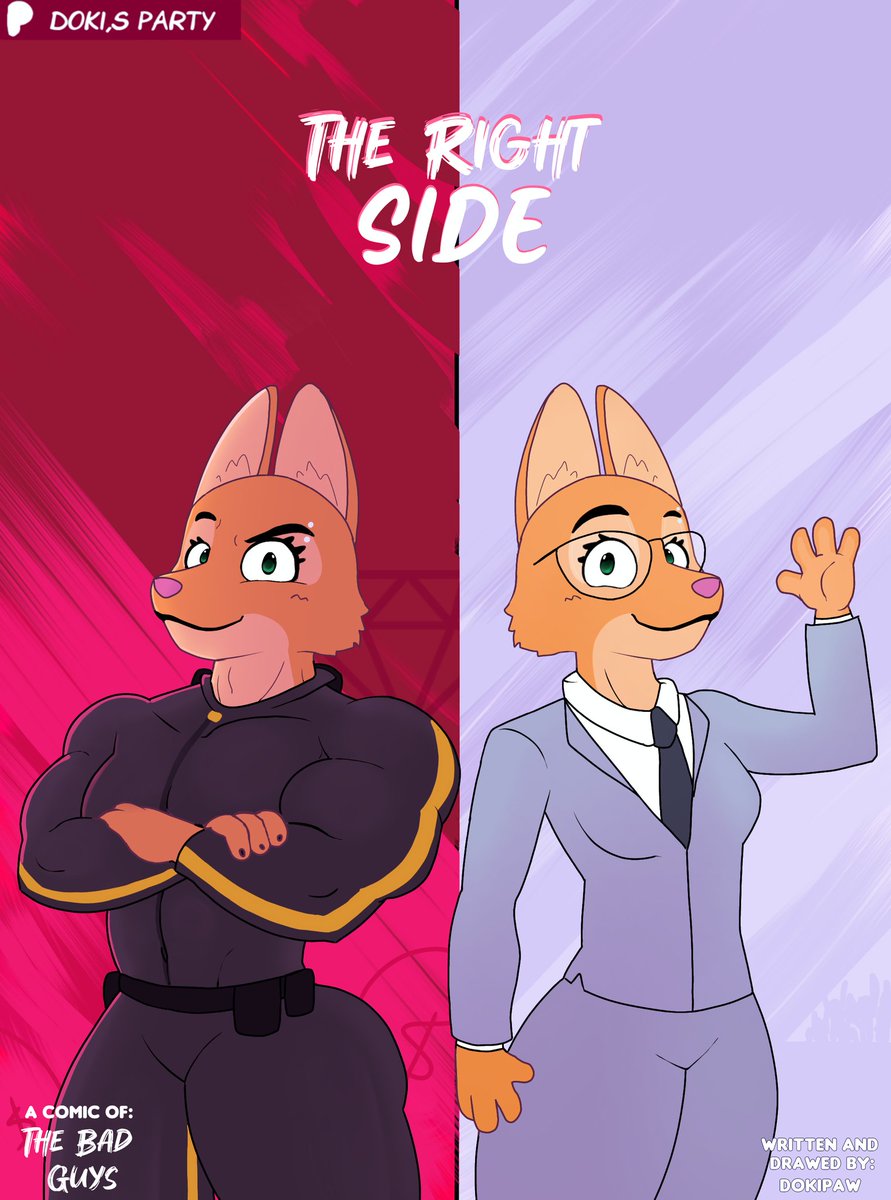 I'll be posting pages from a Diane comic in the next few days! An interesting muscular origin story 🦊