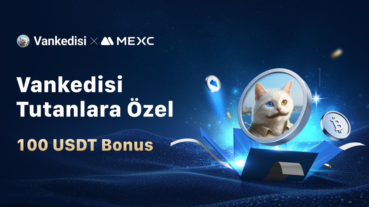 😻 #VANKEDİSİ Severlere Özel Yeni Bir Etkinlikle Karşınızdayız!🐈

🎉 4 gün boyunca hesabınızda en az 5 $USDT değerinde #VANKEDİSİ tutun, 100 $USDT ödül havuzundan payını kazanan 10 kişiden biri olun!

🚀 Katılmak için;
💙 Bizi takip edin; <a href="/MEXC_TR/">MEXC_TR</a> 
💙 Bu gönderiyi beğenin ve