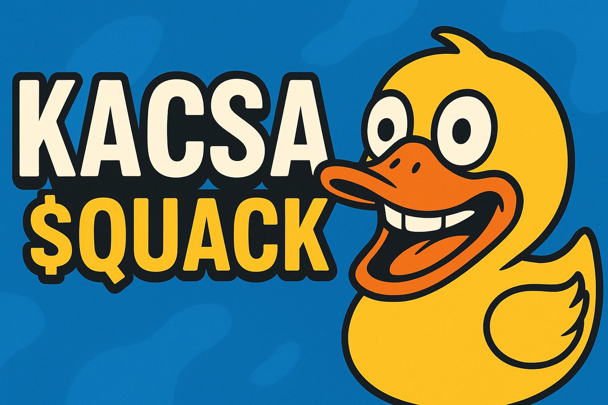 kacsaquack's tweet photo. PUMP TO THE MOON!!!
#QUACK #KACSA #Solana #Memecoin https://t.co/x6gpUPqnDS