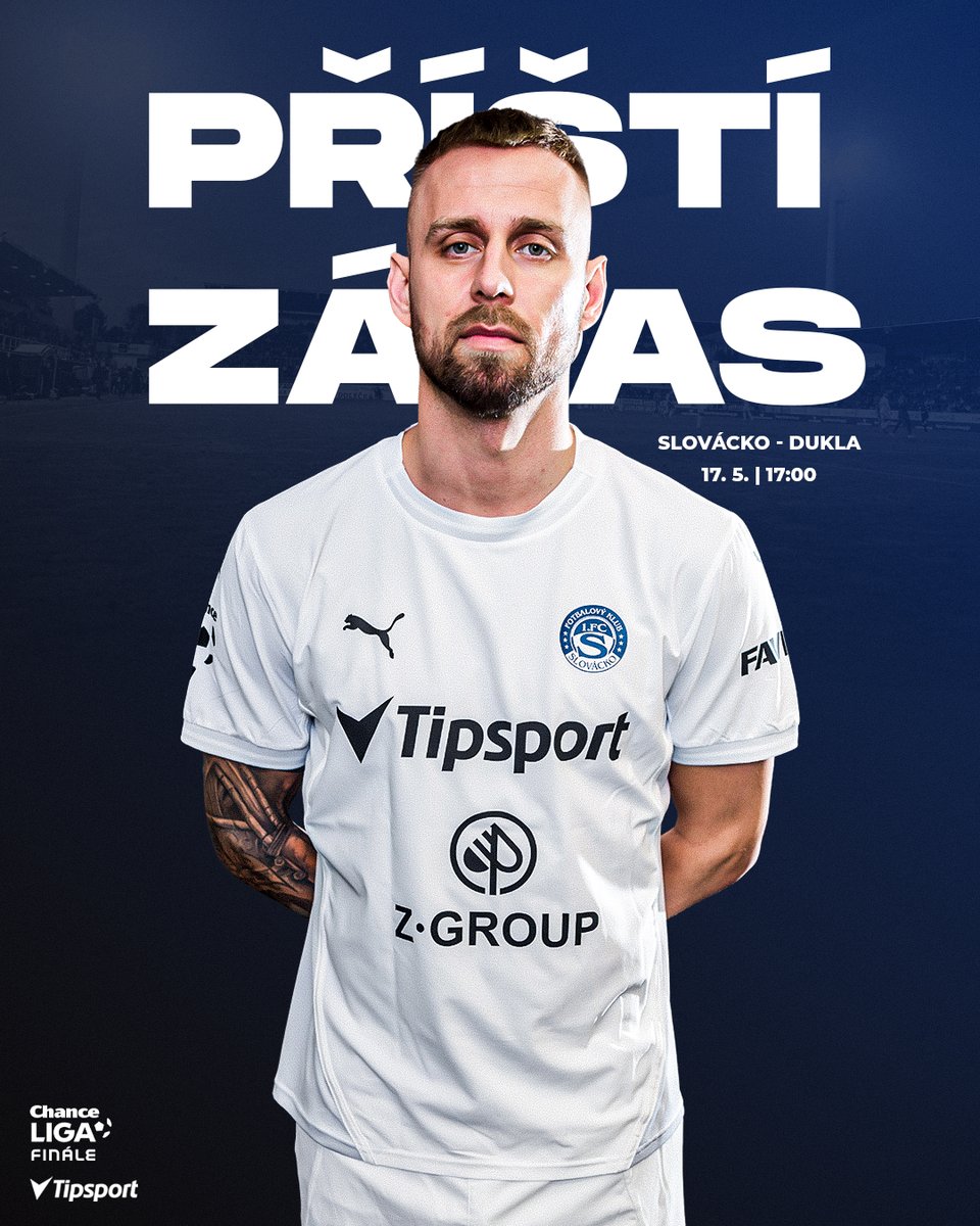 V sobotu jdeme do čtvrtého kola Skupiny o záchranu!

Od 17:00 nás na domácím hřišti čeká extrémně důležité utkání proti Dukle.

Buďte u toho. Přijďte nás podpořit! 💙🤍

ℹ️ Info pro fanoušky: bit.ly/3GYdI4H

🎟️ Vstupenky: bit.ly/414CMOU

#zaslovacko #fcsduk