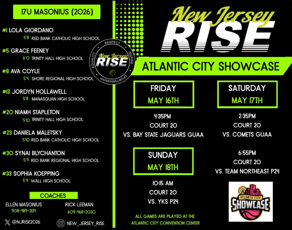 Ava Coyle (@aavacoyle) on Twitter photo So excited to head to Atlantic City this weekend! Come check us out <a href="/njrise2026/">2026 New Jersey RISE</a>💚 <a href="/EllenMasonius/">Ellen Clark Masonius</a> <a href="/RickLeeman13/">Rick Leeman</a> <a href="/newjerseyrise/">New Jersey RISE</a> So excited to head to Atlantic City this weekend! Come check us out <a href="/njrise2026/">2026 New Jersey RISE</a>💚 <a href="/EllenMasonius/">Ellen Clark Masonius</a> <a href="/RickLeeman13/">Rick Leeman</a> <a href="/newjerseyrise/">New Jersey RISE</a>