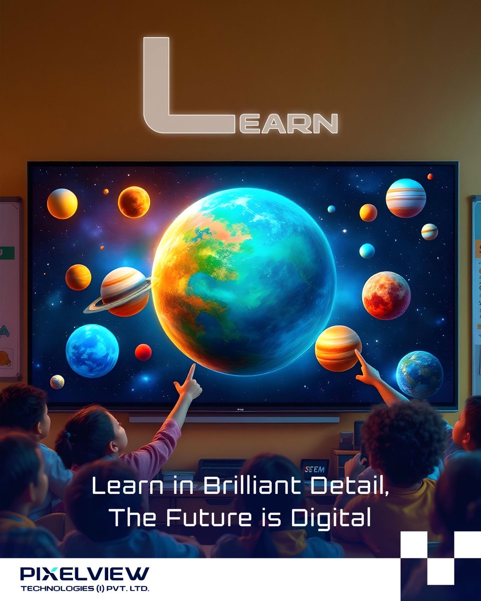 Plixontv's tweet photo. 📺✨ Plixon Smart TVs.
Experience stunning clarity and vibrant visuals that transform every lesson into an unforgettable journey.
With Plixon, learning isn't just smarter — it's sharper, brighter, and more immersive than ever. 🚀📚
#plixontv #immersivedisplay #edtechinnovation https://t.co/Wo4I1kokXp
