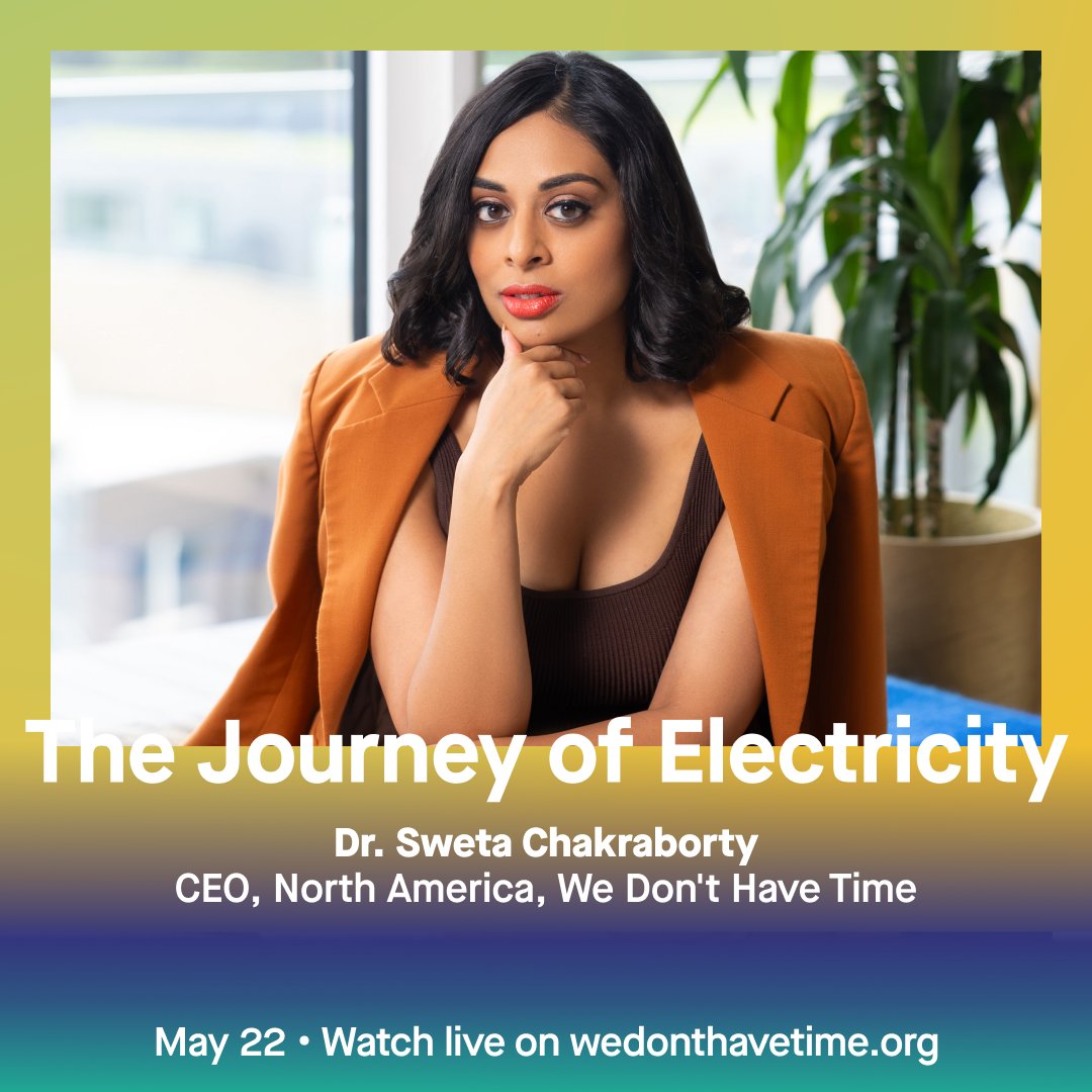 We Don't Have Time (@wedonthavetime) on Twitter photo How is our energy system evolving, and what must happen to meet rising electricity demand while meeting decarbonization goals?
Join us at The Journey of Electricity for the panel Energy Today, Tomorrow, and Beyond. Dr. Gerhard Salge (CTO, <a href="/hitachienergy/">Hitachi Energy</a>), <a href="/GoodmanSherri/">Sherri Goodman</a>, (Energy How is our energy system evolving, and what must happen to meet rising electricity demand while meeting decarbonization goals?
Join us at The Journey of Electricity for the panel Energy Today, Tomorrow, and Beyond. Dr. Gerhard Salge (CTO, <a href="/hitachienergy/">Hitachi Energy</a>), <a href="/GoodmanSherri/">Sherri Goodman</a>, (Energy