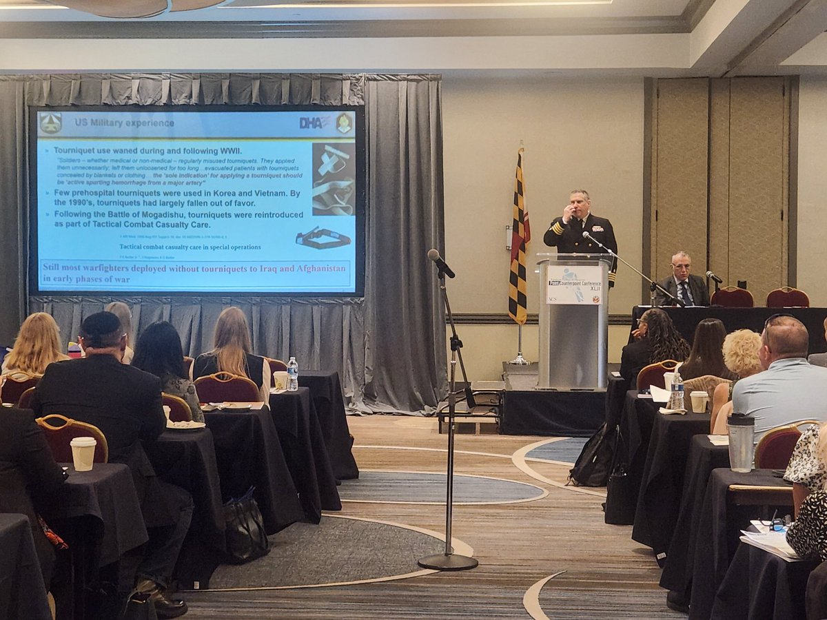 Melike Harfouche (@melikeharfouche) on Twitter photo Captain Polk sets the stage with the PRO side for tourniquets for extremity injury. Main point = they save lives when used correctly! #acspcp2025 <a href="/PCounterpoint/">Point/Counterpoint</a> <a href="/Mdcotcom/">Maryland Committee on Trauma</a> Captain Polk sets the stage with the PRO side for tourniquets for extremity injury. Main point = they save lives when used correctly! #acspcp2025 <a href="/PCounterpoint/">Point/Counterpoint</a> <a href="/Mdcotcom/">Maryland Committee on Trauma</a>