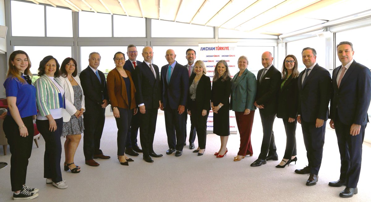 AmCham Turkiye (@turkeyamcham) on Twitter photo AmCham Turkiye Board had the pleasure of meeting with Tom Barrack, the newly appointed U.S. Ambassador to Türkiye. We are honored to be among the first business organizations to meet with the Ambassador upon his arrival. <a href="/USConsIstanbul/">U.S. Consulate General Istanbul</a> <a href="/USEmbTurkiye/">U.S. Embassy Türkiye</a> AmCham Turkiye Board had the pleasure of meeting with Tom Barrack, the newly appointed U.S. Ambassador to Türkiye. We are honored to be among the first business organizations to meet with the Ambassador upon his arrival. <a href="/USConsIstanbul/">U.S. Consulate General Istanbul</a> <a href="/USEmbTurkiye/">U.S. Embassy Türkiye</a>