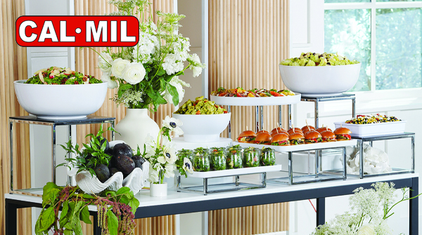 Chrome is back &amp; cooler than ever. Meet <a href="/CalMilPlastics/">Cal-Mil</a>’s Milo Collection—where sleek chrome meets modern elegance for a buffet display that’s effortless, timeless, and undeniably bold. Elevate your presentation with a polished look that never goes out of style.
