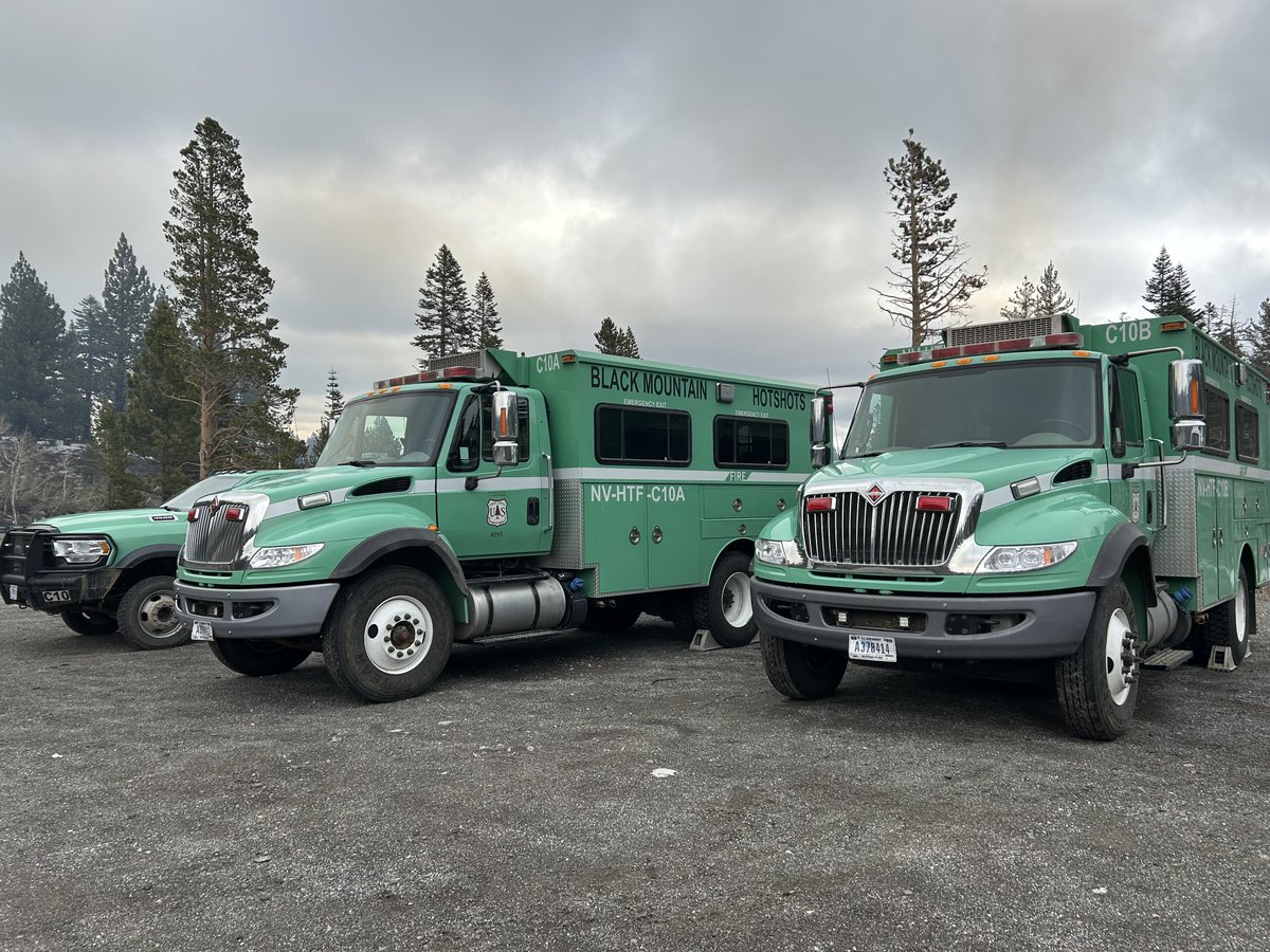 HumboldtToiyabe's tweet image. Prescribed burning continues along the Mt. Rose corridor today.  Smoke will be visible along Mt. Rose Highway.  Crews will be on scene through the rest of the week, please do not call 911 to report smoke.