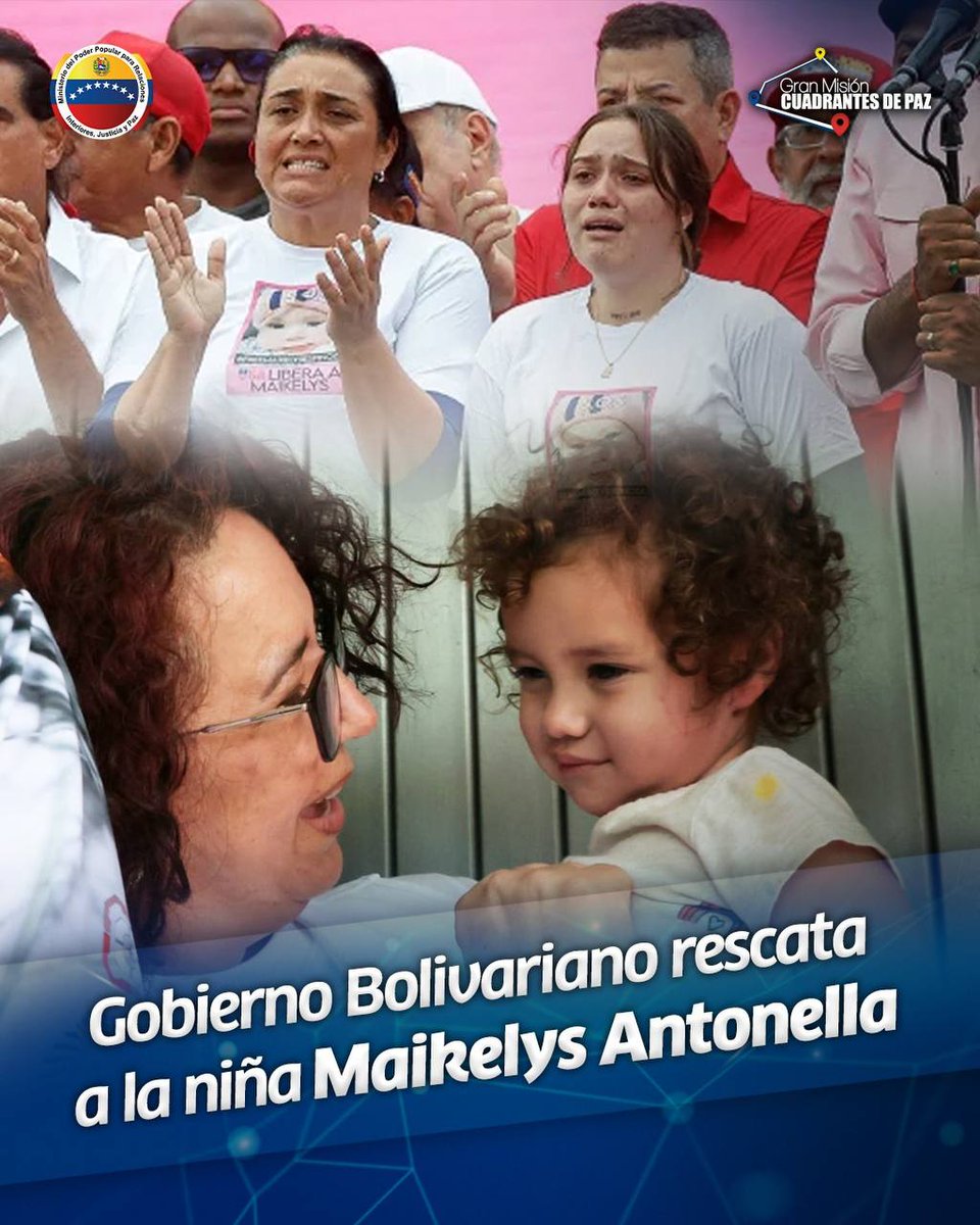 senadeszulia's tweet photo. El Ministro de Interior, Justicia y Paz, Diosdado Cabello, y la Primera Dama, Cilia Flores, recibieron a la niña #Maikelys tras ser separada de sus padres.

#RescateMaikelysAntonella #VenezuelaConMaikelys #MaikelysAntonella #madurorescataamaikelys https://t.co/18dRuE44KB