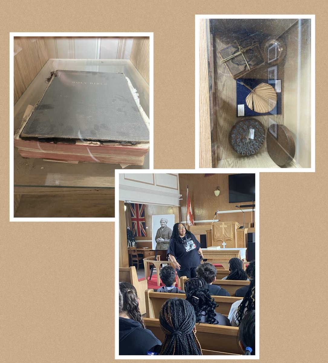 Grade 7 &amp; 8 Niagara Falls trip: Harriet Tubman tour in St. Catherines, ON. A lot of Canadian History about the #undergroundrailroad and Abolitionists! #Niagara #HarrietTubman