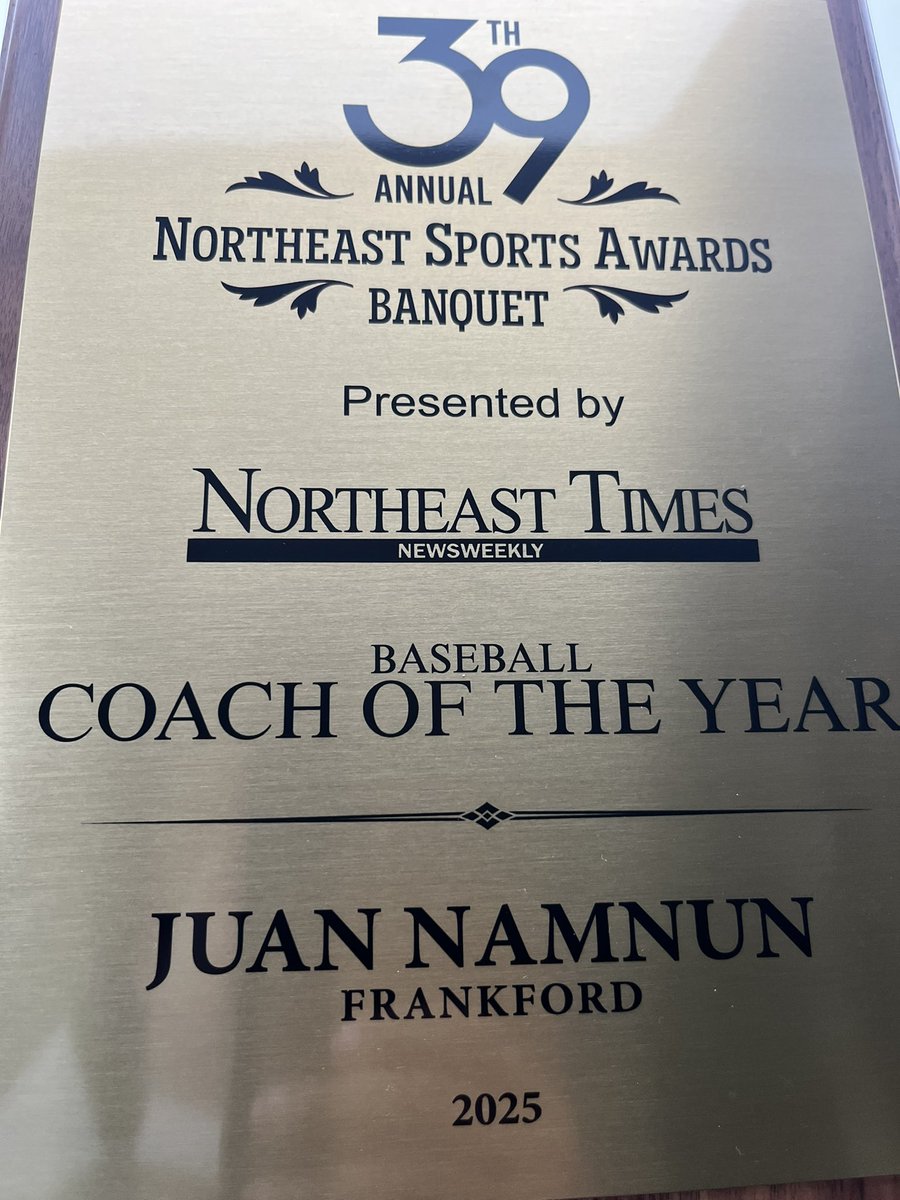 juan namnun (@jnamnun24) on Twitter photo Thanks so much <a href="/joemasonwrites/">Joe Mason</a> and <a href="/NETimesOfficial/">Northeast Times</a> for the honor. Without so many people by my side, things like this would not be possible. <a href="/FrankfordHS/">Frankford HS</a> ⚾️ Thanks so much <a href="/joemasonwrites/">Joe Mason</a> and <a href="/NETimesOfficial/">Northeast Times</a> for the honor. Without so many people by my side, things like this would not be possible. <a href="/FrankfordHS/">Frankford HS</a> ⚾️