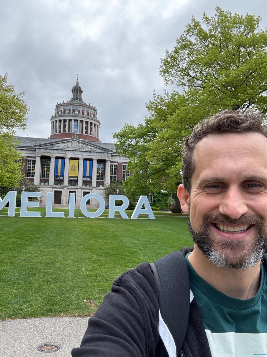 Happy to be back in Rochester today! Campus looks so nice for commencement.