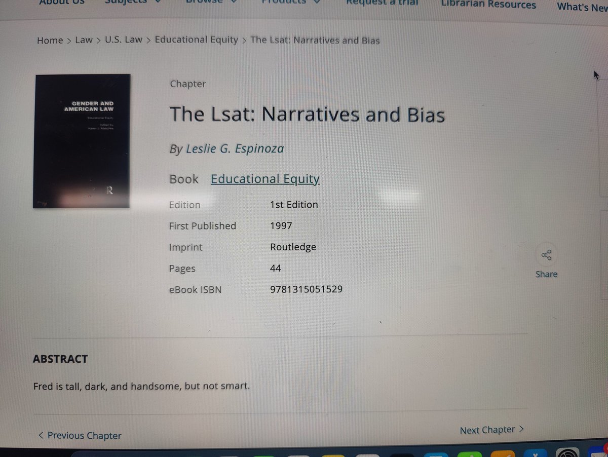 This might be my favourite abstract I've ever read.