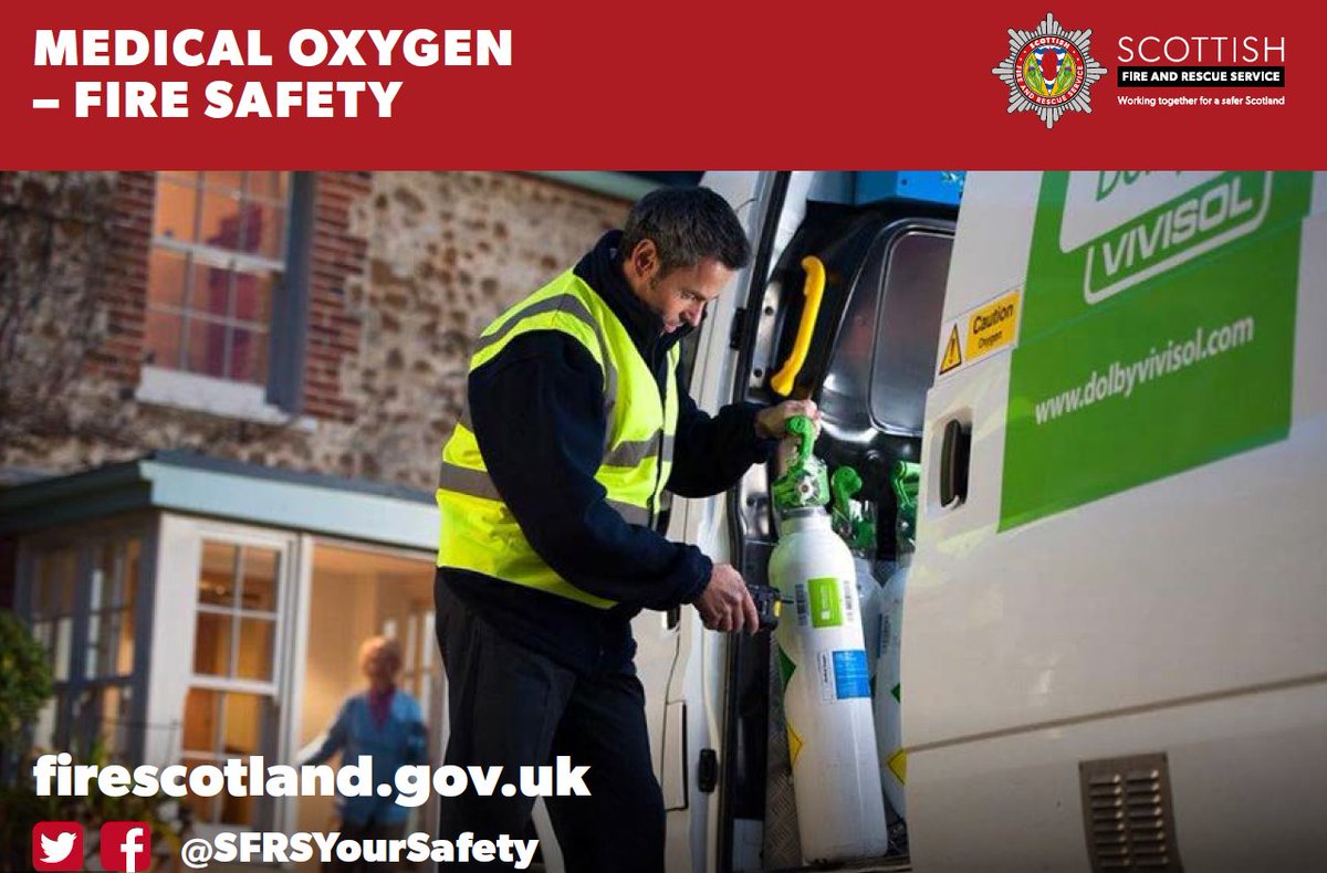 Are you using medical oxygen at home?
Avoid fire risks by following these guidelines for proper oxygen use and storage:
➡️ firescotland.gov.uk/at-home/medica…