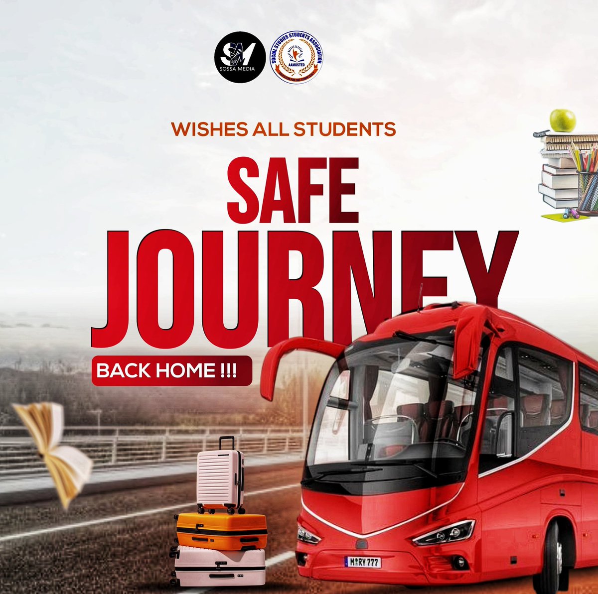 VOICE_OF_SOSSA's tweet photo. Campus lights out, memories packed — safe journey home, legends!"
#SafeJourney #VacationMode #GhanaTwitter #StudentLife #UniLife #SemesterBreak https://t.co/JCUE0DDuJh