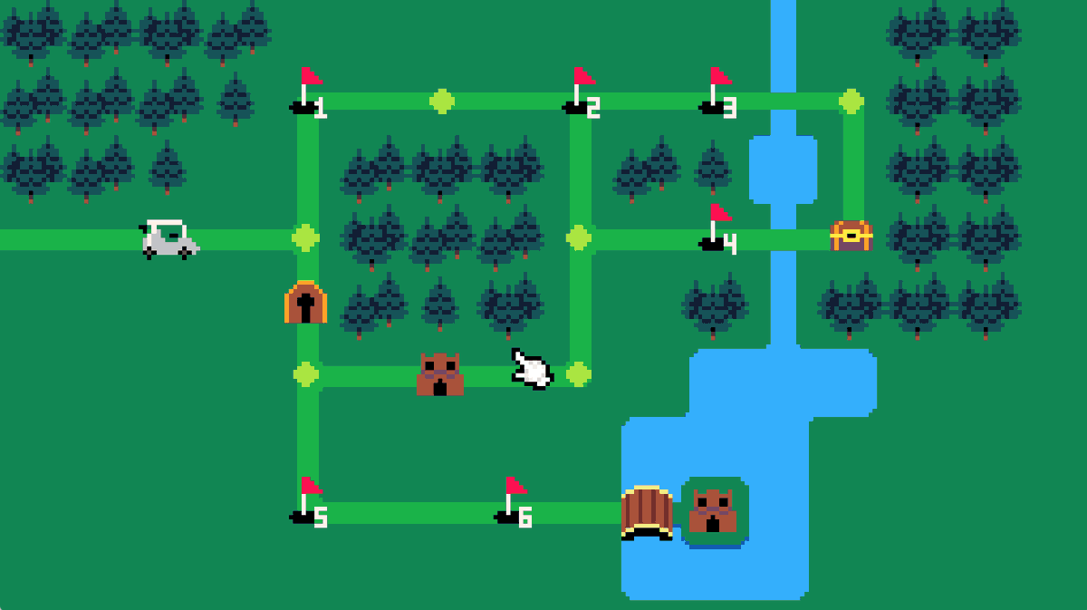 Working on a Super Mario Bros. 3 inspired course map for my dice golf game
#gamedev #pixelart