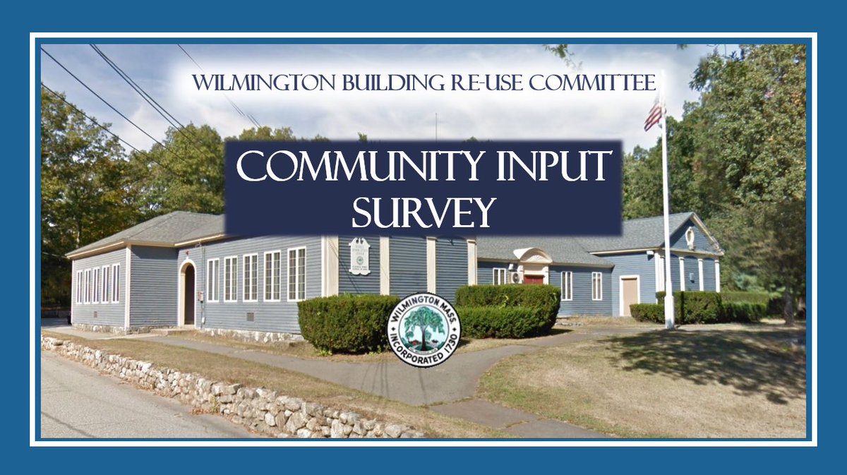 The Wilmington Building Re-Use Committee wants to hear from YOU on the whether you feel the Buzzell School (former Senior Center) should be repurposed or demolished.  Please take a few moments to fill out the following survey to let your opinion be heard! surveymonkey.com/r/9RTYKMM