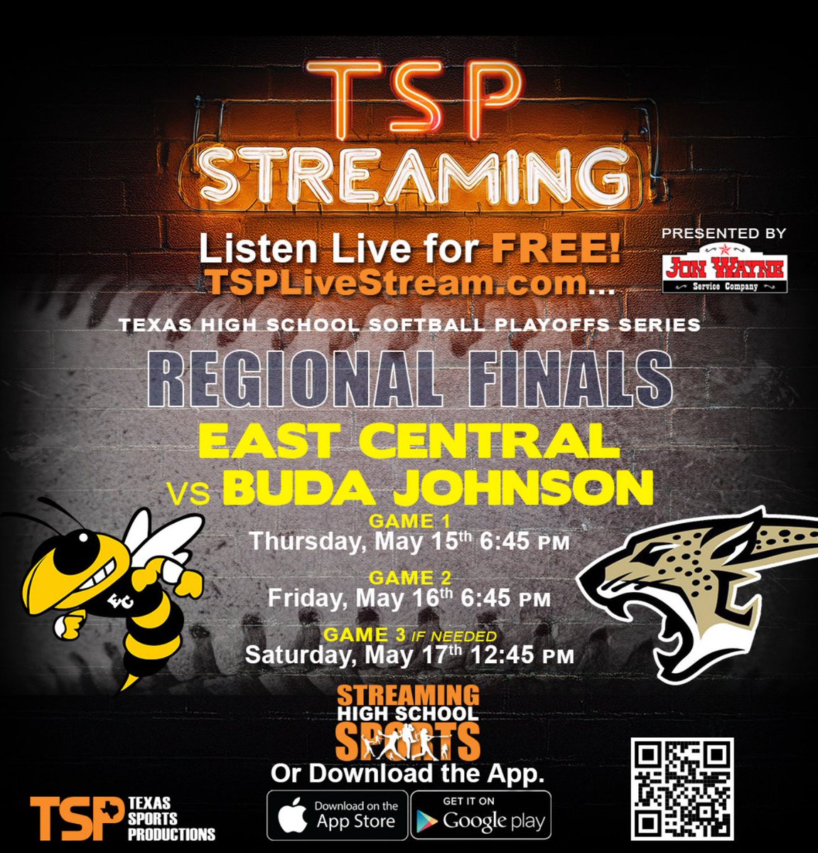 EC Hornet Football (@_ecfootball) on Twitter photo 🏆 Region 4 Final Showdown!
EC Hornet Softball 🐝 vs. Buda Johnson Jaguars 🐾
Can’t make it to the game? 🎥 Catch all the action LIVE on the stream!
Let’s go Hornets! 💛 #HornetPride #RoadToState #Region4Finals <a href="/ECISDtweets/">East Central ISD</a> <a href="/_ECAthletics/">ECHS Hornet Athletics</a> <a href="/joehubb74/">Coach Hubb</a> <a href="/ArriolaSuzette/">Suzette Arriola</a> 🏆 Region 4 Final Showdown!
EC Hornet Softball 🐝 vs. Buda Johnson Jaguars 🐾
Can’t make it to the game? 🎥 Catch all the action LIVE on the stream!
Let’s go Hornets! 💛 #HornetPride #RoadToState #Region4Finals <a href="/ECISDtweets/">East Central ISD</a> <a href="/_ECAthletics/">ECHS Hornet Athletics</a> <a href="/joehubb74/">Coach Hubb</a> <a href="/ArriolaSuzette/">Suzette Arriola</a>