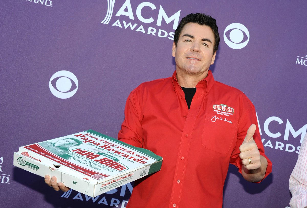 TheBlackHorse65's tweet image. Regular reminder: They fired Papa John from the pizza company that he founded and bares his name because he instructed employees in a training session not to use the n word without proper euphamism.