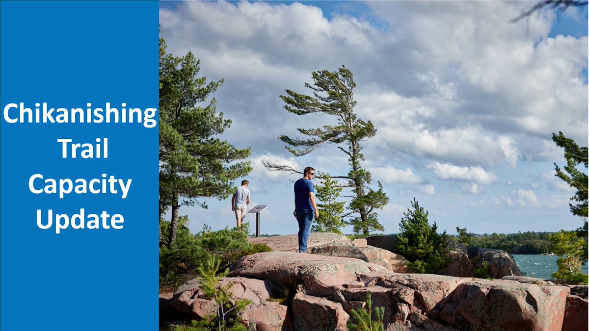 Chikanishing Trail Capacity Update:

Friday, May 16: 30% full
Saturday, May 17: 35% full
Sunday, May 18: 25% full
Monday, May 19: 25% full

To guarantee vehicle and boat trailer access, a reservation is required. 
Reserve online up to 5 days in advance: bit.ly/4ck7CWB
