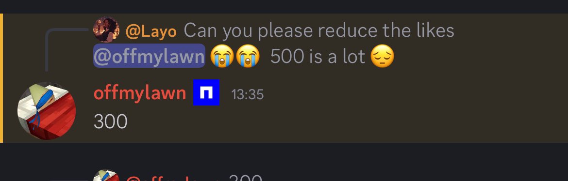 Gnillio everybody

I need 300 likes so @offmylawn can give me the silver blind warrior role in <a href="/nillionnetwork/">Nillion</a> discord🥹
Please and thank you🙏🏾
