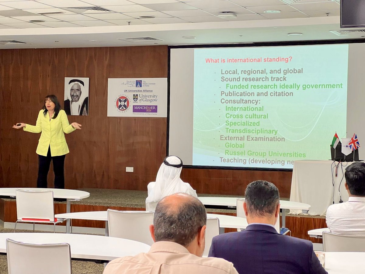 was my pleasure to offer a staff developemnt session on how to gain international standing in academia. VC attended the session. 
<a href="/buid_team/">The British University in Dubai</a>
