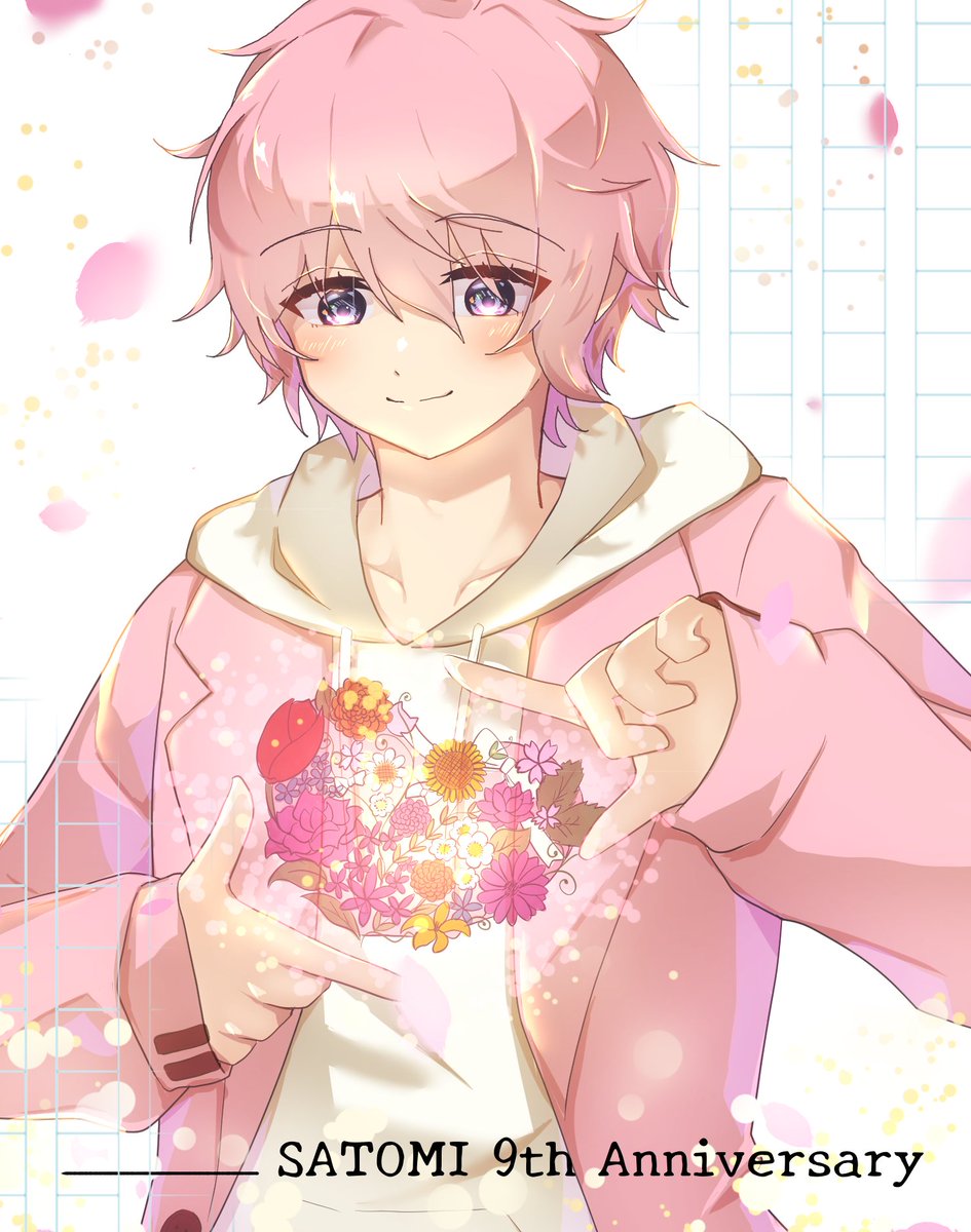 さとみくん 色紙 サイン入り 9周年 9th Anniversary すとぷり 9th