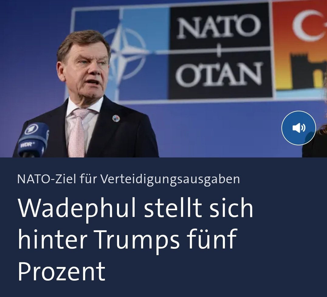 5% für Aufrüstung sind irre. Wie viel denn noch? Diese Ausrüstungsspirale erhöht die Unsicherheit massiv.