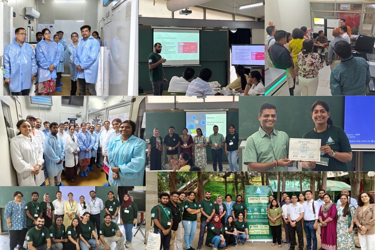 ✨The 1st cohort training workshop, IMPACT 2025 comes to an end! 

This advanced 3-day hands on workshop brought together VRDL staff across the country to build capacity for pathogen and AMR monitoring through clinical wastewater.

Read more: tigs.res.in/impact-2025-in…