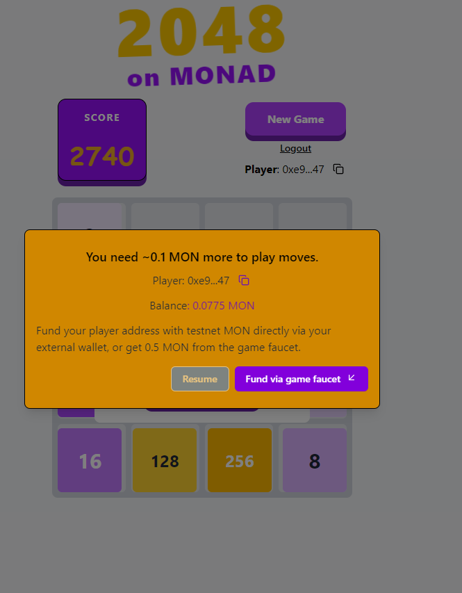 SSondashvili's tweet photo. @monad_dev 0x9Cb6E34Ddb9690FA4BD6e6851759b682E4dA9D77 https://t.co/1NlvGb8H6r