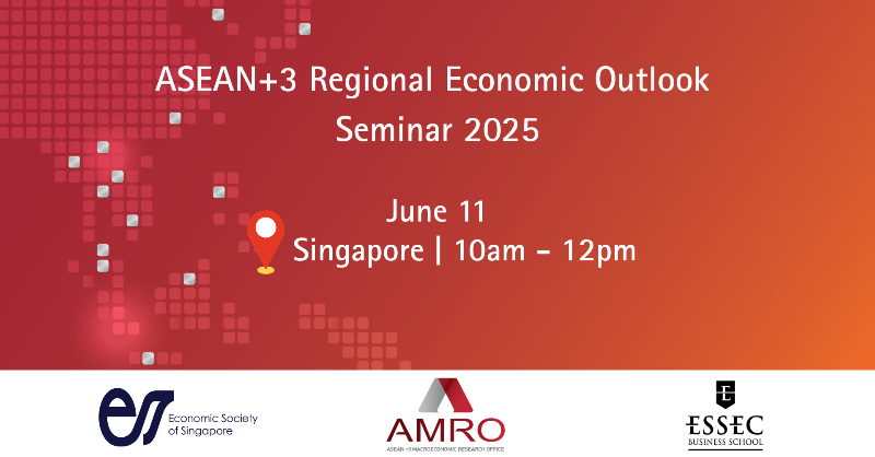 amro_asia's tweet photo. Can the #ASEANplus3 region withstand the most disruptive trade shock in decades?
Join us for a seminar online, co-organized by AMRO, the Economic Society of Singapore (ESS), and ESSEC Business School
📍 June 11 at 10:00am (SGT)
🗓️ Save your seat now: https://t.co/7EiPW7aGvt